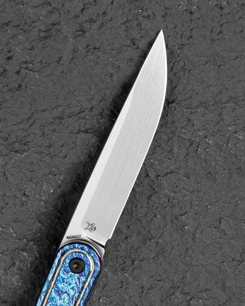 BESTECH INK BT2502E Anodizing Titanium Handle 3.13'' MagnaCut Blade