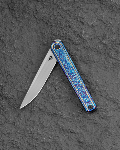 BESTECH INK BT2502E Anodizing Titanium Handle 3.13'' MagnaCut Blade