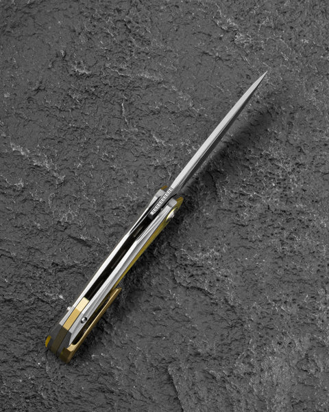 BESTECH SENU BT2601A Titanium Handle: 3.48" S90V Blade Frame Lock