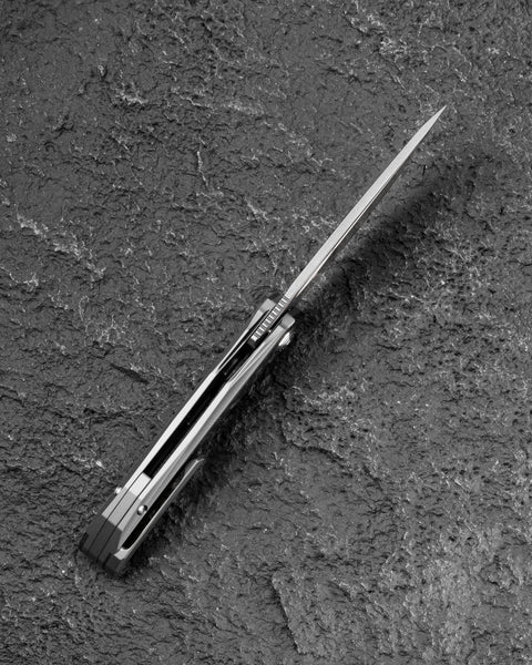 BESTECH SENU BT2601B Titanium Handle: 3.48" S90V Blade Frame Lock