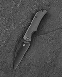 BESTECH MINI TAIPAN BT2603E Titanium Handle: 3.25'' Hollow Grinds MC Blade