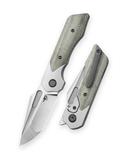 BESTECH DACTYL BT2608A Titanium with Micarta Inlays Handle: 2.98