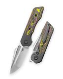BESTECH DACTYL BT2608D Titanium with Camo Carbon - FloParty Inlays Handle: 2.98