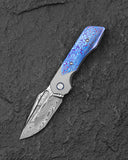 BESTECH DACTYL BT2608G Titanium with Timascus Inlays Handle: 2.98
