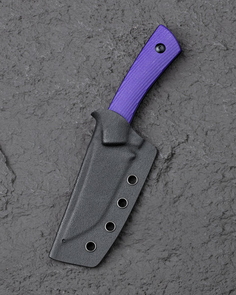 BESTECH STEP BFK06C 3.193'' D2 Blade Purple G10 Handle with Kydex Sheath
