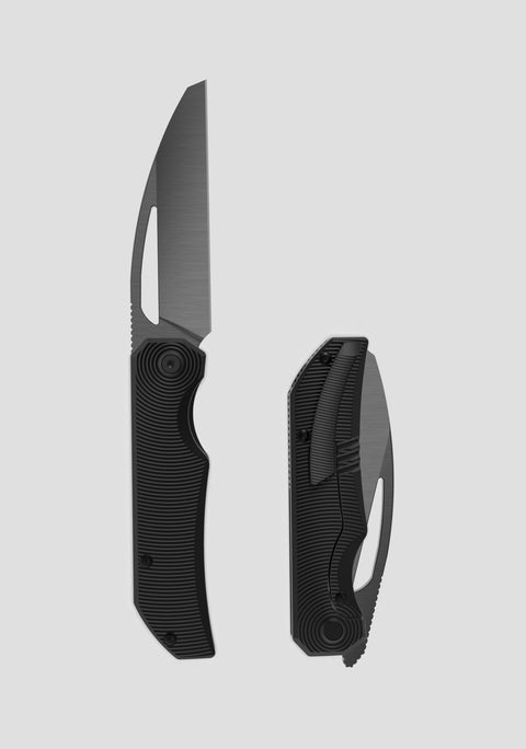 [Pre-Order] BESTECH MINI TAIPAN BT2603E-L Titanium Handle: 3.25'' Hollow Grinds MagnaCut Blade